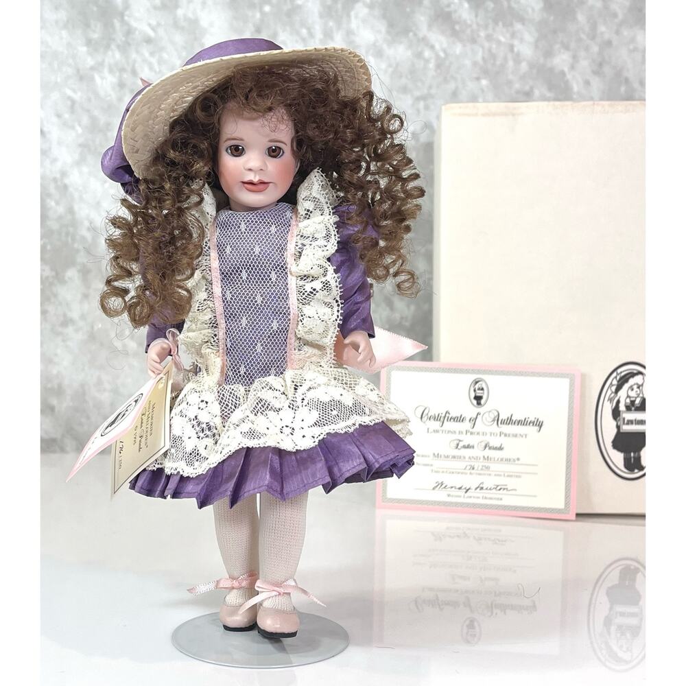 Wendy Lawton Porcelain Doll 9" Easter Parade Melodies & Memories Limited Ed 176